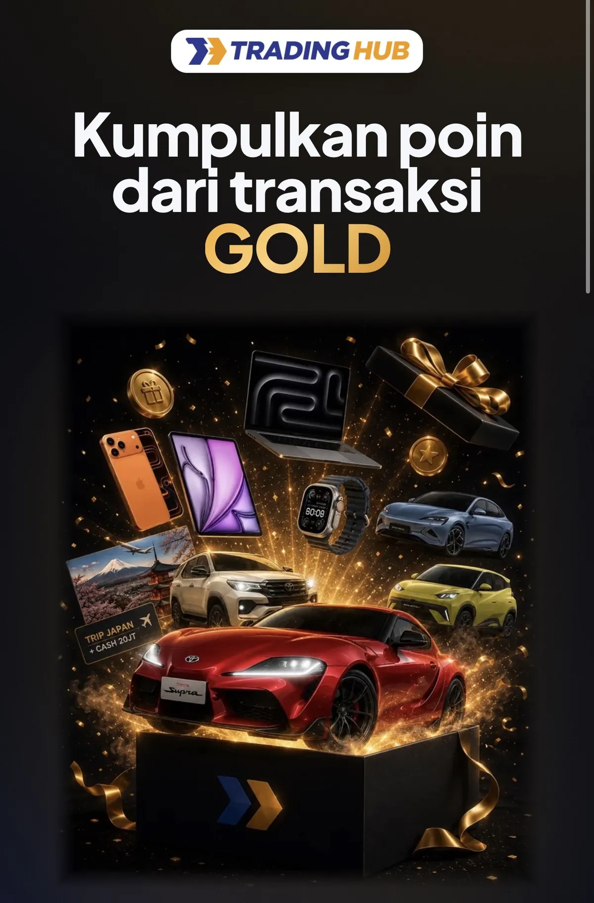 Promo Trading Hub: transaksi dan menangkan liburan ke Jepang